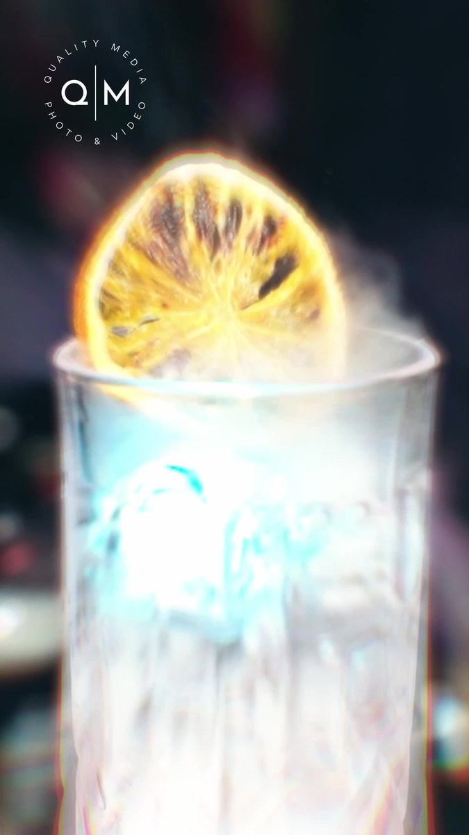 Dry ice glowing cocktails Wynwood Miami