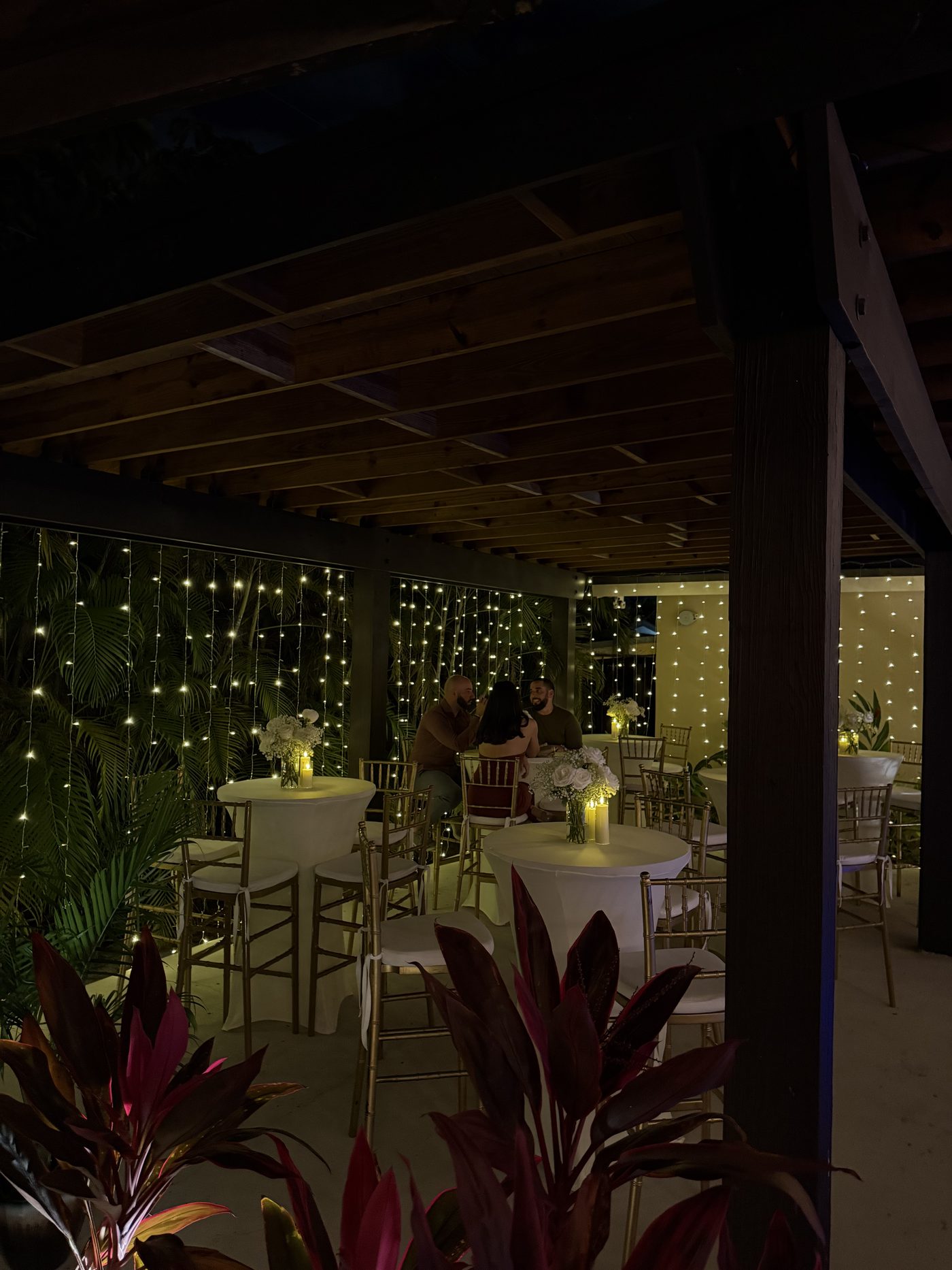 Fire cocktails at Aventura private event