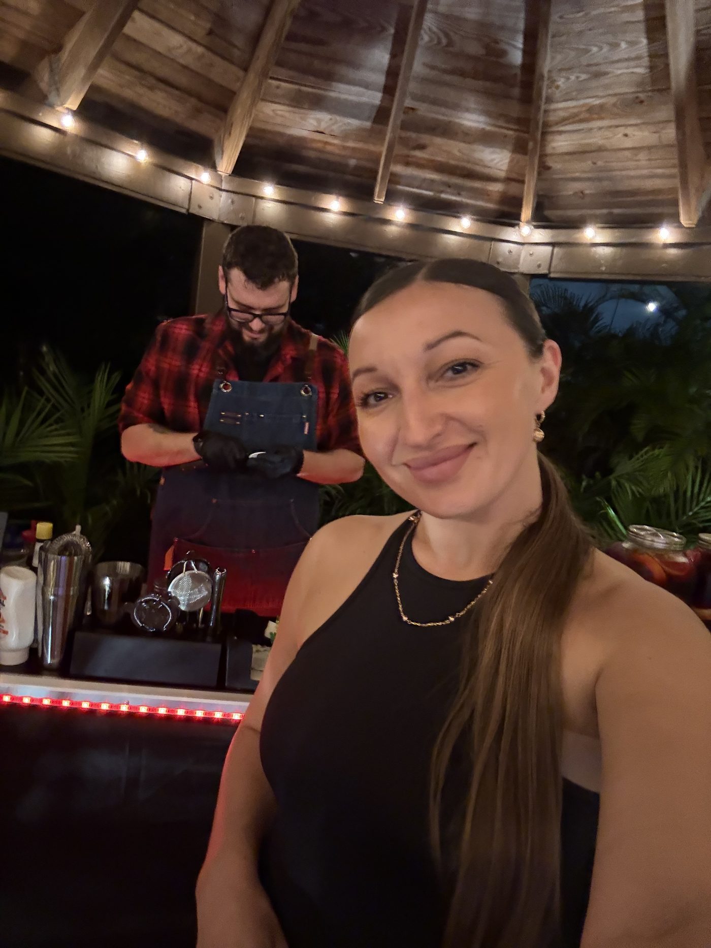 Smoke cocktail at Aventura celebration